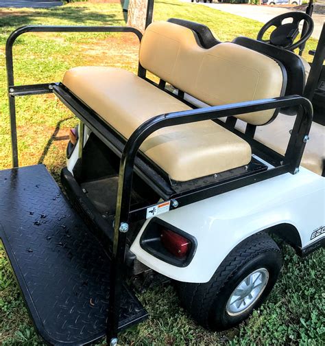 Golf Cart Rear Seat Get A Kit Turn Your Cart Into A 4 Seat Golf Cart Golf Carts Ezgo Golf