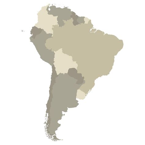 Mapa de los países de américa del sur mapa de américa del sud en