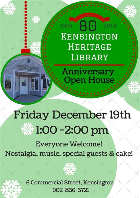 Kensington Heritage Library 80th Year Celebrations | Town of Kensington