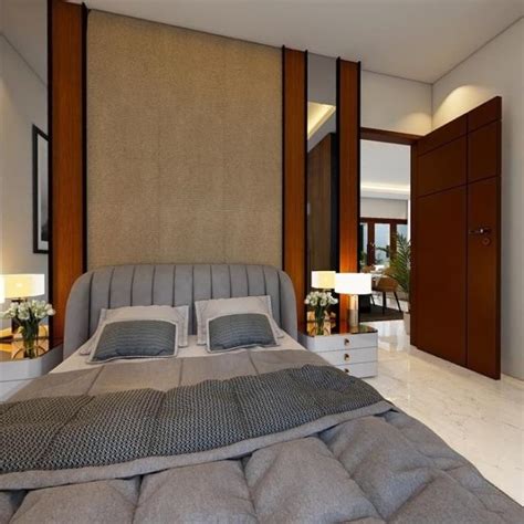 VR Kamar Tidur Tamu Desain Rumah Modern 3 Lantai Bapak RYM 1387