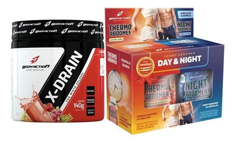 Kit Abdomen Dia E Noite Ch Diur Tico Body Action Bodyaction