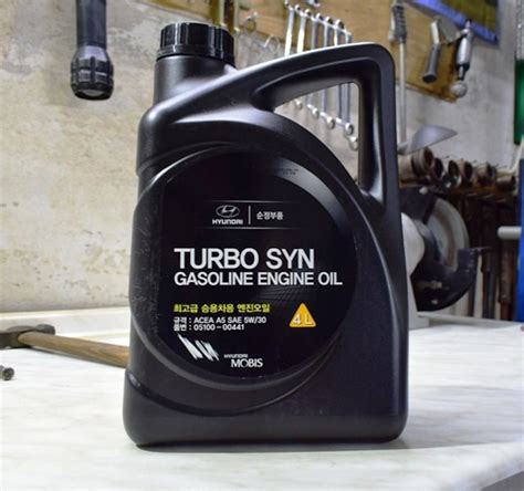 Моторное масло HYUNDAI Turbo SYN gasoline engine oil 5w/30 | отзывы