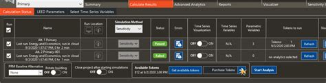 Advanced Analytics Sensitivity Analysis