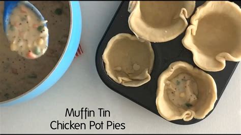 Muffin Tin Chicken Pot Pies Recipe YouTube