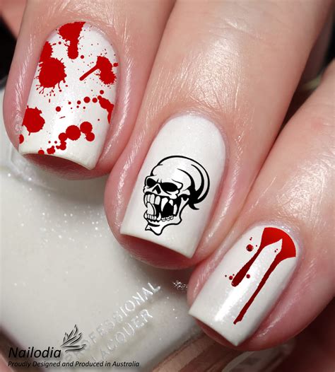 Halloween Party Costume Nail Art Decal Sticker Nailodia