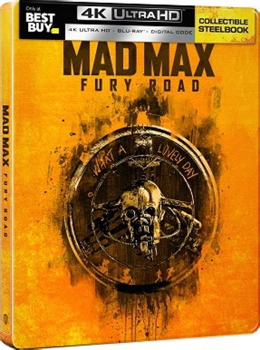 Mad Max Fury Road 4k Blu Ray Steelbook Fílmico