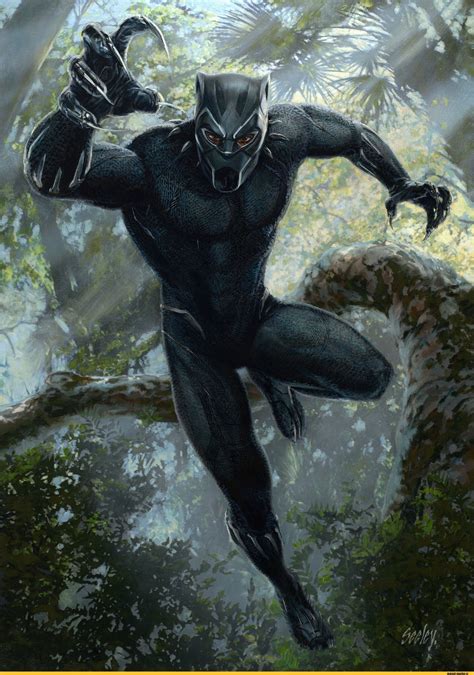 Black Panther,Черная пантера, Т'Чалла,Marvel,Вселенная Марвел,фэндомы ...