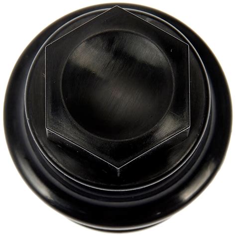 Dorman Autograde M27 2 0 Black Threaded Type Wheel Nut Cover