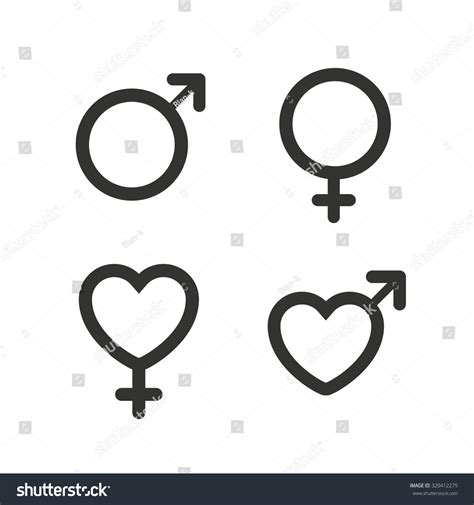 Male Female Sex Icons Man Woman Stock Vector Royalty Free Shutterstock