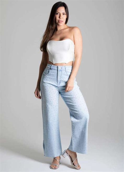 Cal A Jeans Sawary Wide Leg Cropped Cal A Jeans Sawary Wide