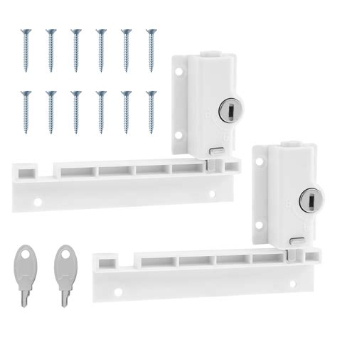 2 Pcs Sliding Door Locks Easy to Install Sliding Window Locks Sturdy