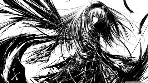 Black and White Manga Wallpapers - Top Free Black and White Manga Backgrounds - WallpaperAccess