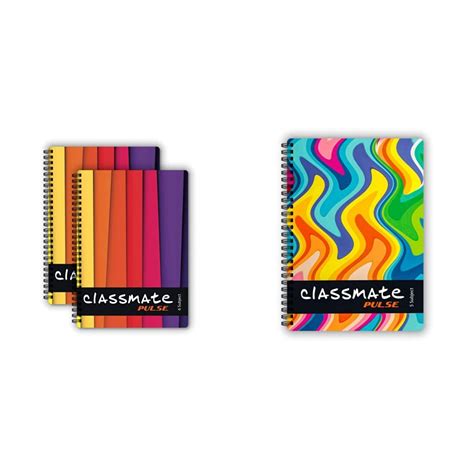 Classmate Soft Cover 6 Subject Spiral Binding Notebook Single Line