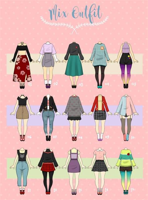 discover  cute animated outfits  drawing anime clothes ideas