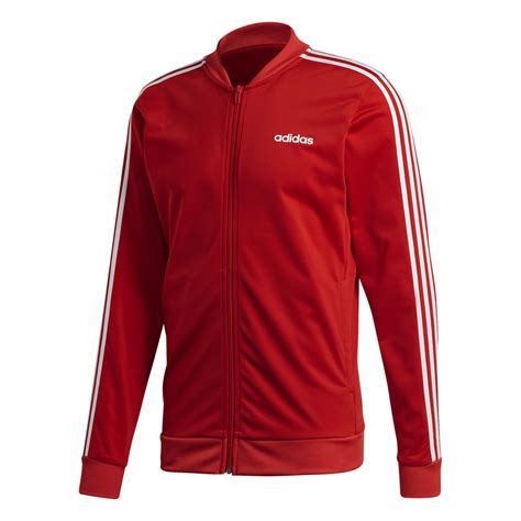 Adidas Back To Basic Stripes Tracksuit Black Red