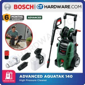 BOSCH ADVANCE AQUATAK 140 HI PRESSURE CLEANER 2100W 140 BAR 450L H 17