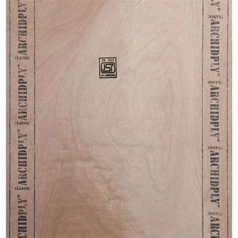 Archidply Classic Mm Mr Plywood For Furniture X At Rs Sq Ft In