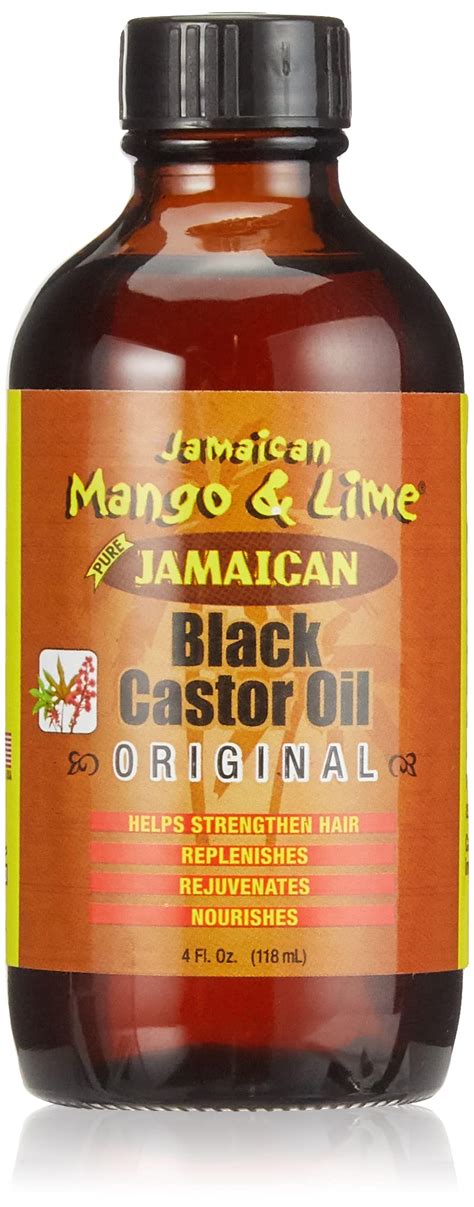 Jamaican Mango And Lime Black Castor Oil 4 Oz Original Formula