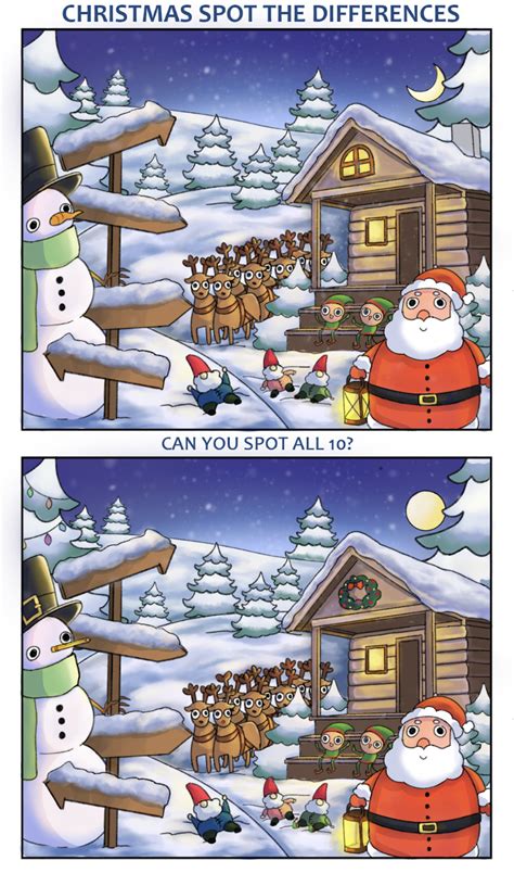 Christmas Spot The Differences Tchs Rampage