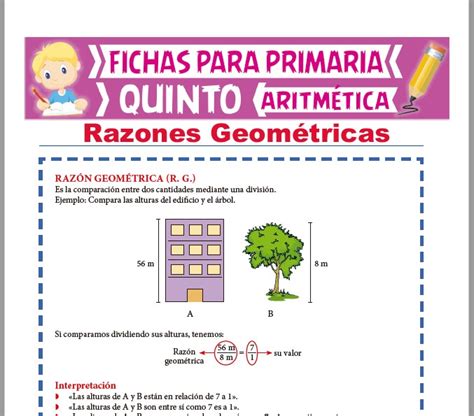 Razones Geométricas Para Quinto Grado De Primaria Actividades 2024