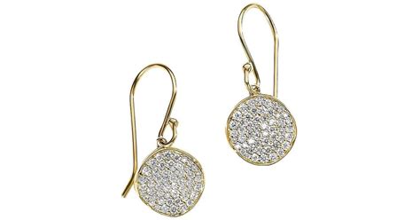 Ippolita K Yellow Gold Tcw Diamond Stardust Small Flower Disc