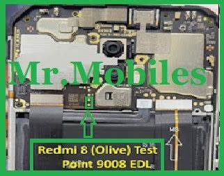 Redmi 8 8A ISP EMMC PinOUT Test Point EDL Mode 9008