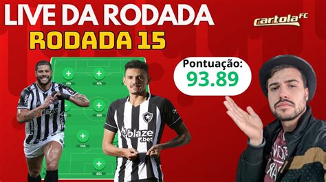 Live Cartola Fc Rodada Dicas Cartola Time Para Mitar E