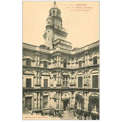 Carte Postale Ancienne Toulouse H Tel Assezat Angle Tour Cartes