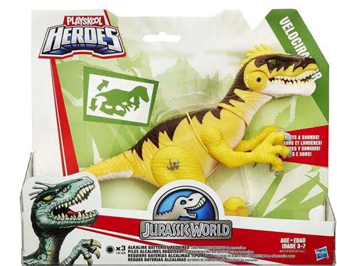 Jurassic World Fallen Kingdom Attack Pack Velociraptor Action Figure Green Mattel Toywiz