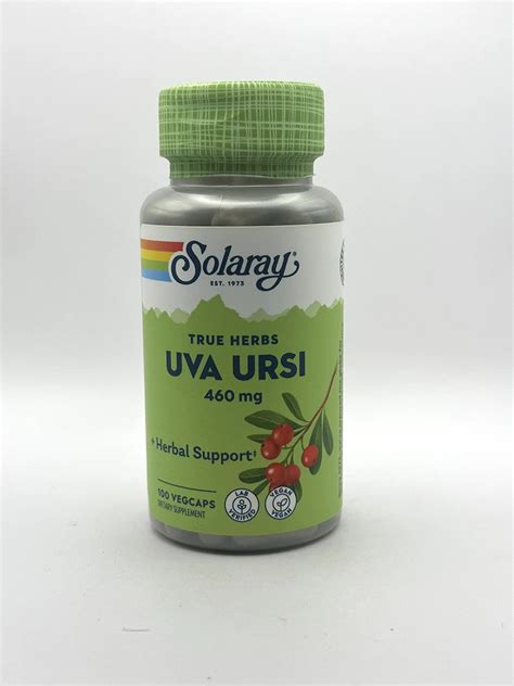 Solaray Uva Ursi Capsules G W Herbs