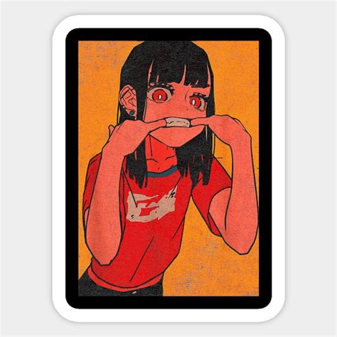 Girl Lofi Aesthetic Lofi Anime Sticker Teepublic