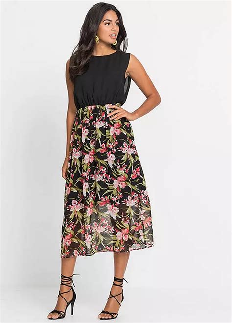 Floral Midi Dress By Bonprix Look Again