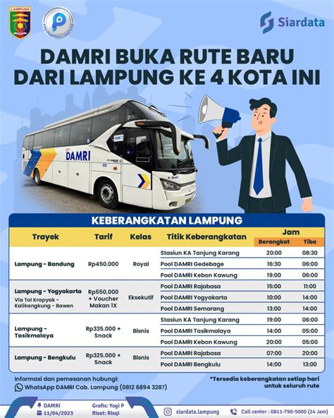 Damri Buka Rute Baru Dari Lampung Ke Kota Ini Diskominfotik