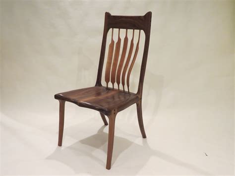 Buy Custom High Back Dining Chair Made To Order From Lost Creek