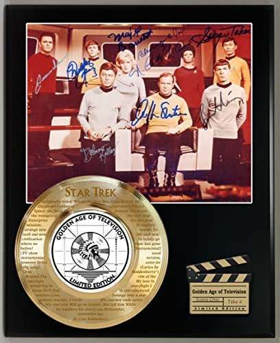 Star Trek Limited Edition Signature And Laser Etched Theme Song Lyrics ...