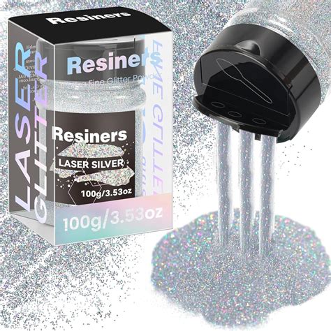 Amazon Resiners Holographic Ultra Fine Glitter Powder Oz