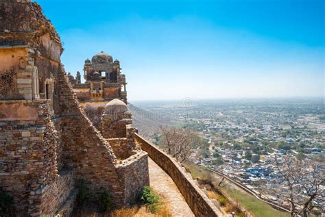 Tour Du Fort De Chittorgarh De Victoire Vijay Stambha C Est Une Tour