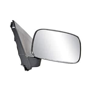 Uno Minda Rv R Shatterproof Glass Rear View Mirror Black Right