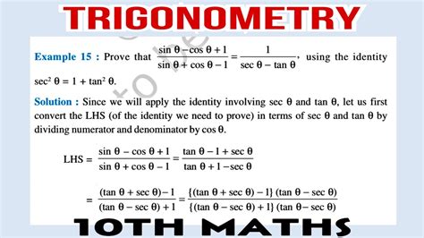 Example Trigonometry Class Prove That Sin Cos Sin