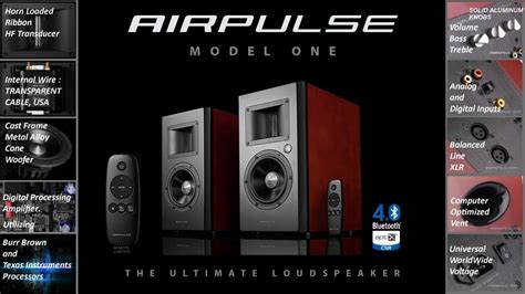NEW AIRPULSE MODEL ONE SPEAKERS – M & S | Ultimate High-Fidelity