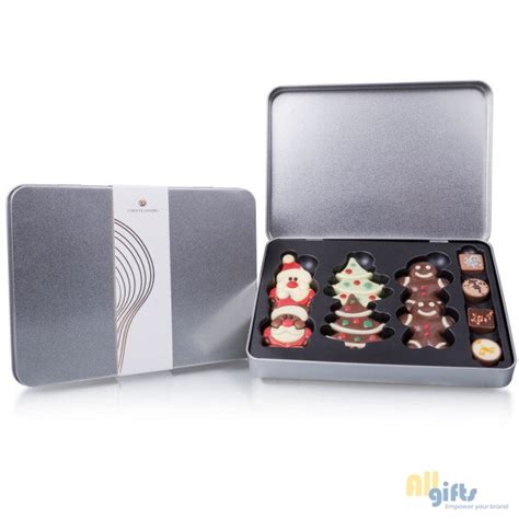 Xmas Set Kerstfiguurtjes Pralines Kerstchocolade Unbedruckte Und