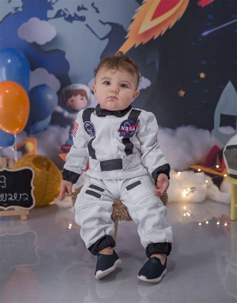 Macacão Astronauta Nasa 1 A 4 Anos no Elo7 Ninho Z 16F18D7