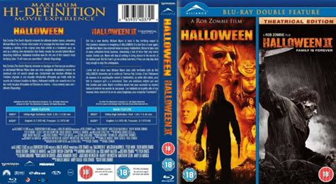 Halloween / Halloween II (Rob Zombie) (2007 / 2009) R2 UK Blu Ray Cover ...