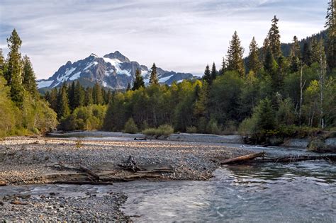 Mount Shuksan and the Nooksack River