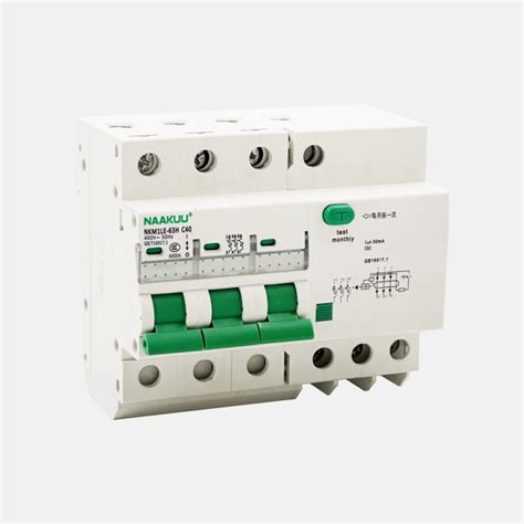 Nkm1le 63h 3 Pole 16a 3 Phase Rcbo Rccb Residual Current Circuit Breaker For Industrial