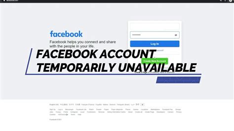 Descubre cómo solucionar el error Cuenta de Facebook temporalmente no