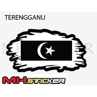 Malaysia State Flags Negeri Bendera Vinyl Cutting Potong Stickers