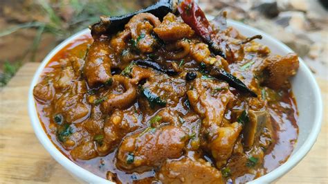 Spicy Mutton Boti Curry Recipe Prepared In Jungle Doh Snier Blang