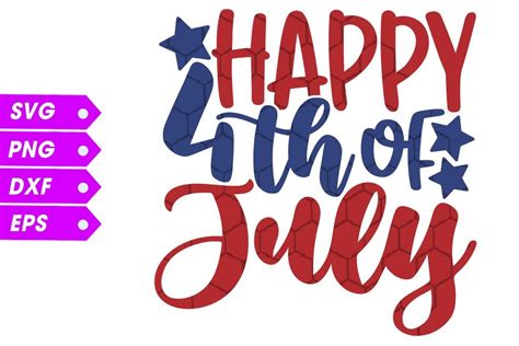 Happy 4th Of July Svg Graphic By Như Thuần Vi · Creative Fabrica