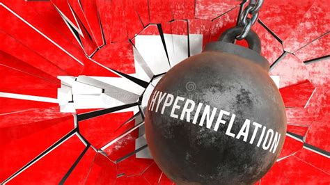 Hyperinflation And Switzerland Destruction Of The Country Stock Photo